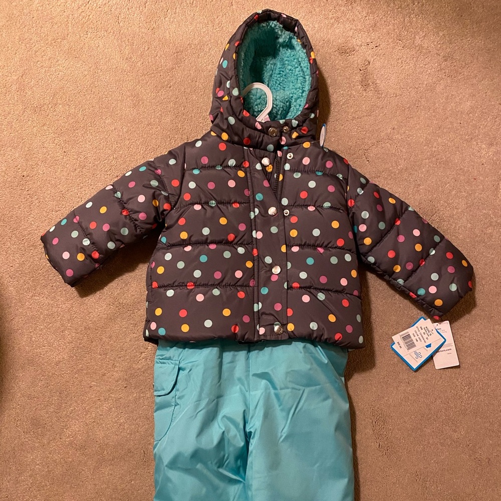 NWT Carters Baby 2-Piece Snowsuit 18 months